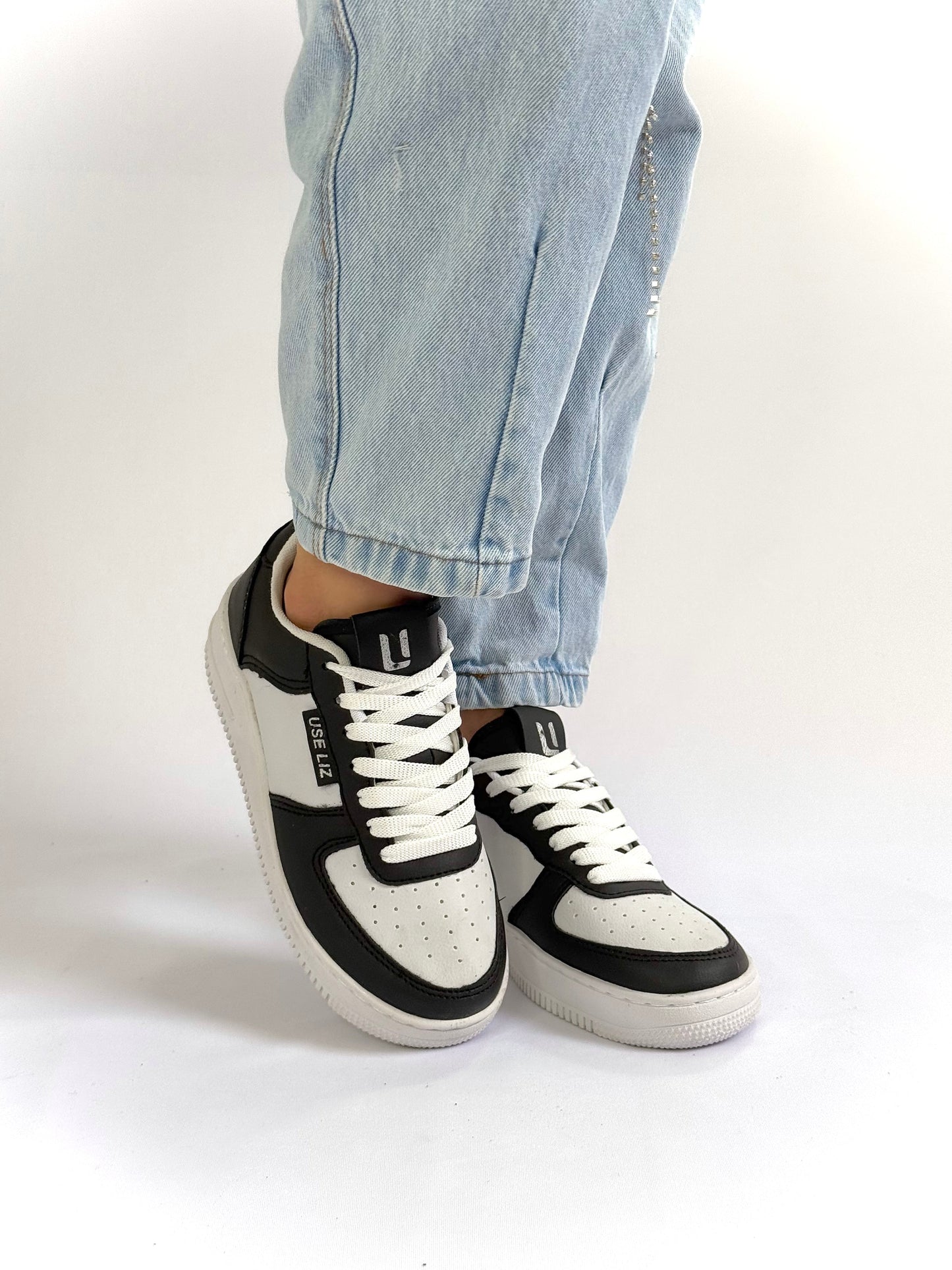 Tênis Casual Feminino UseLiz Lançamento AF Branco/Caramelo