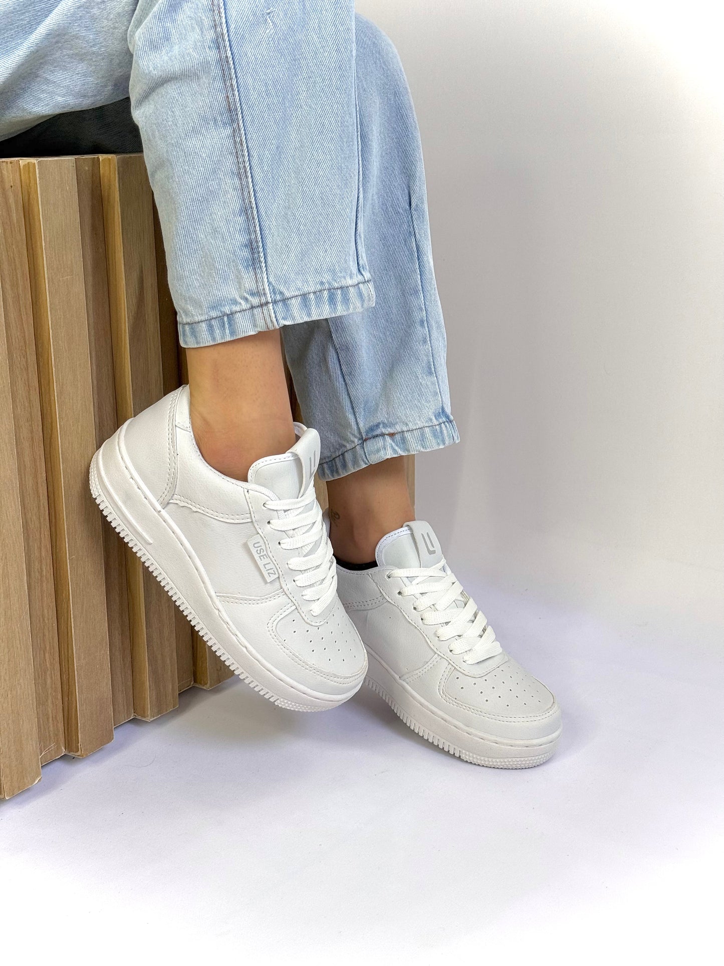 Tênis Casual Feminino UseLiz Lançamento AF Branco