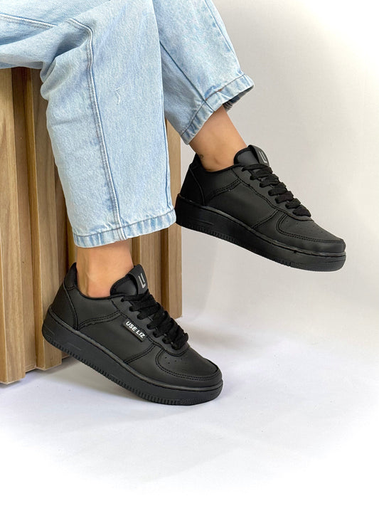 Tênis Casual Feminino UseLiz Lançamento Preto AF