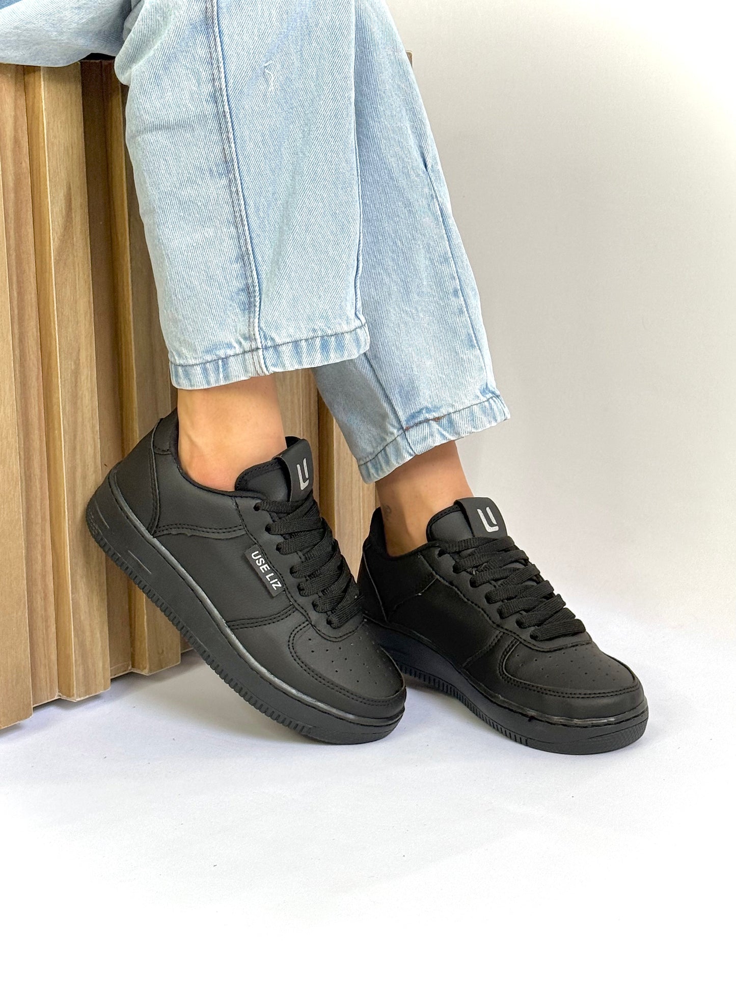 Tênis Casual Feminino UseLiz Lançamento AF Branco/Bege