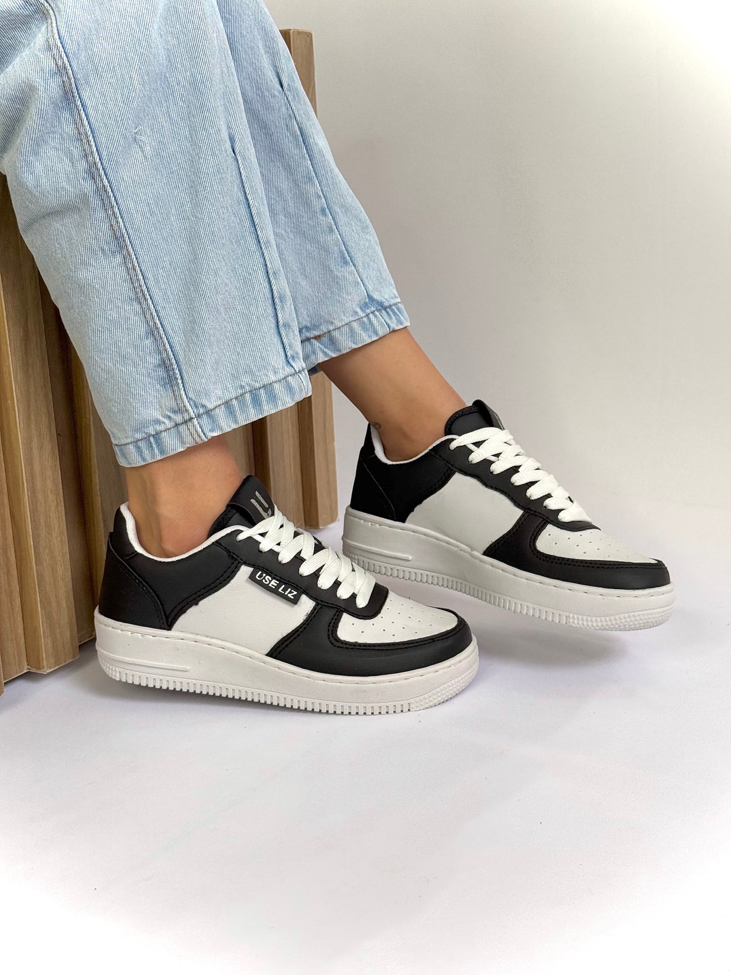 Tênis Casual Feminino UseLiz Lançamento Preto AF