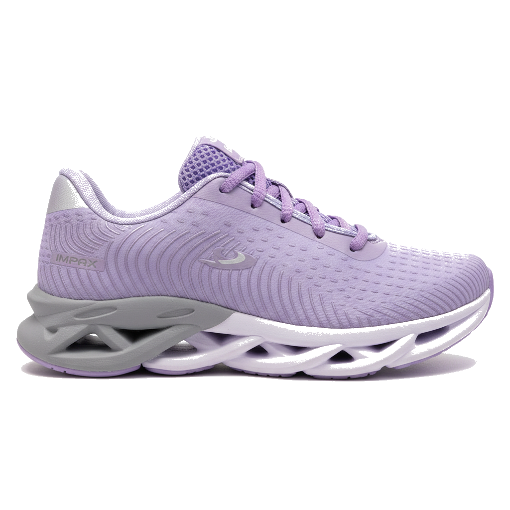 Tênis Feminino Impax Super Leve e Confortável | Ideal para Academia, Corrida e Dia a Dia Preto/Rosa