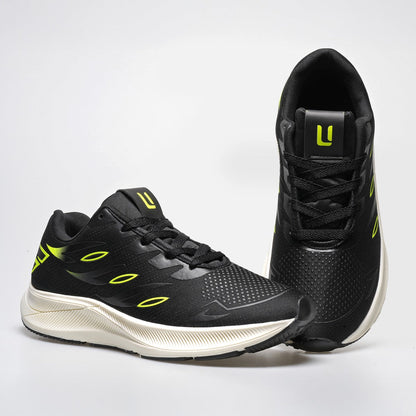Tênis Feminino Running Pro – Ultra Conforto & Performance Preto/Rosa