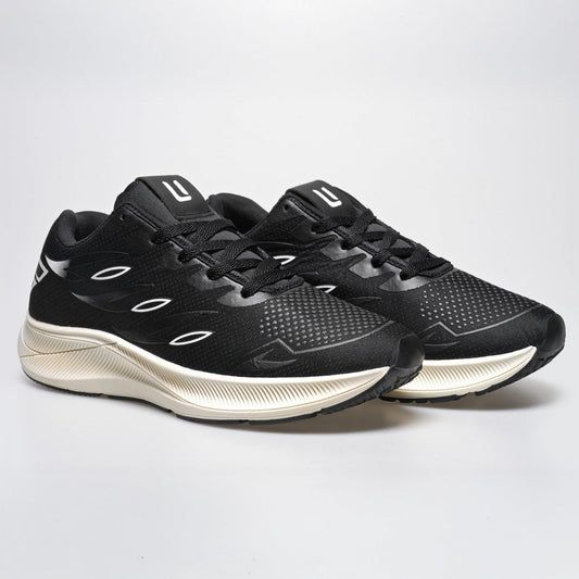 Tênis Feminino Running Pro – Ultra Conforto & Performance Preto/Branco
