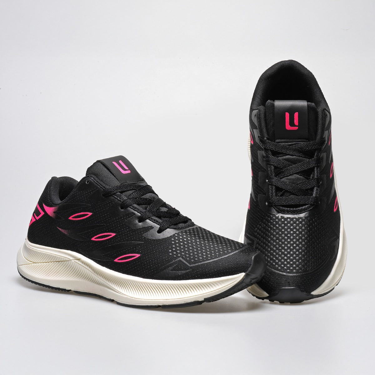Tênis Feminino Running Pro – Ultra Conforto & Performance Preto/Verde