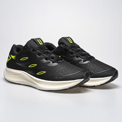 Tênis Feminino Running Pro – Ultra Conforto & Performance Preto/Verde