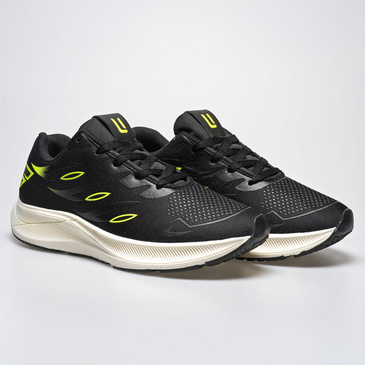 Tênis Feminino Running Pro – Ultra Conforto & Performance Preto/Verde