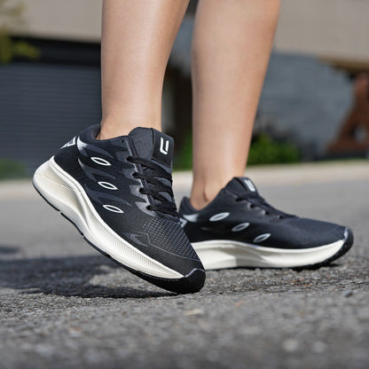 Tênis Feminino Running Pro – Ultra Conforto & Performance Preto/Branco