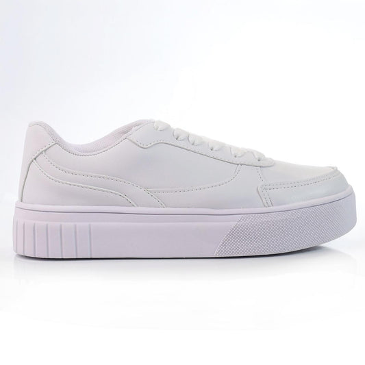 Tênis Feminino Casual confortável Lançamento - Branco/Branco